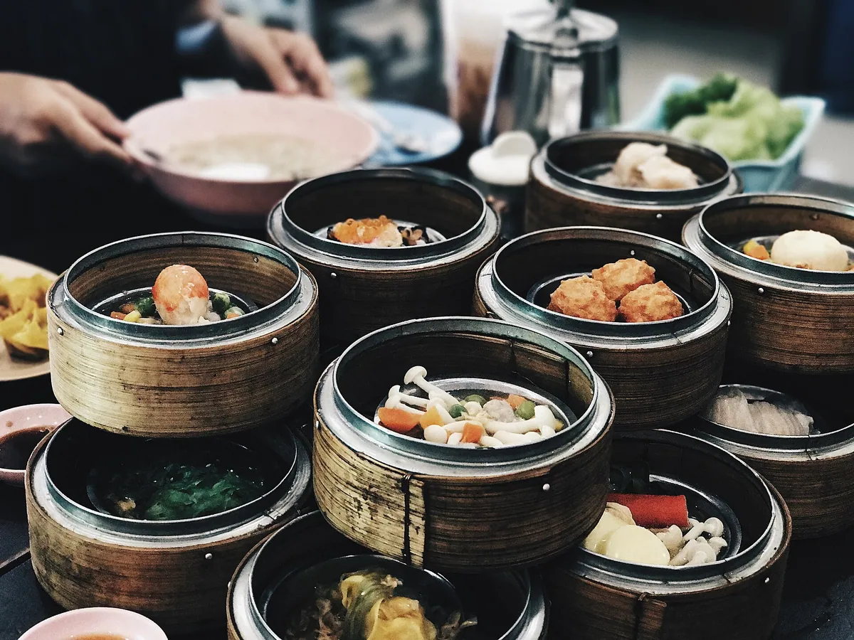 Chinese food typical of Mandarin Palace